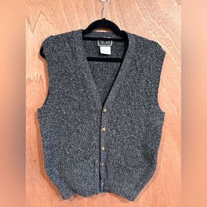 Britches Dark Gray Lambswool Sweater Best Size S/M